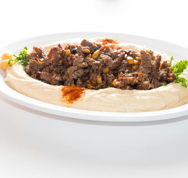Hummus with Meat.