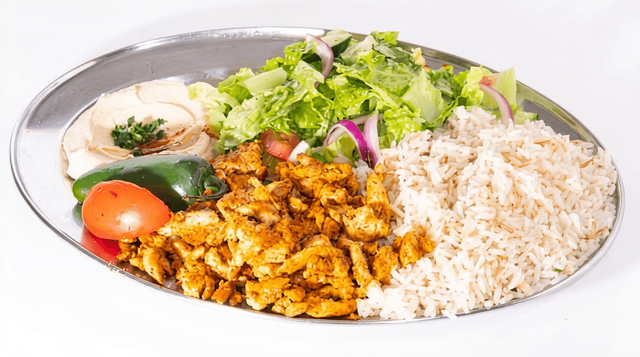 Chicken Shawarma Plate.